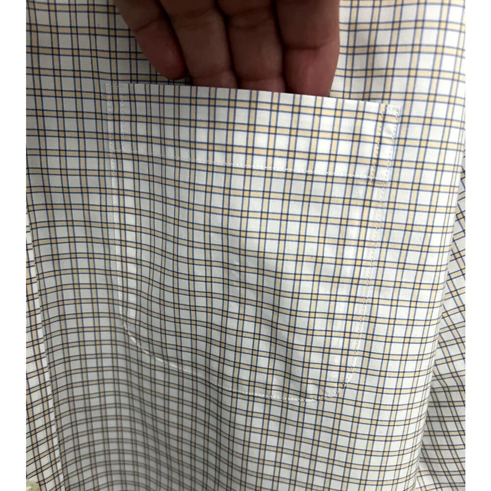 Brooks Bros. Plaid Button Up Shirt Traditional Size 16 1/2-35 Supima Cotton NWOT - Picture 4 of 8